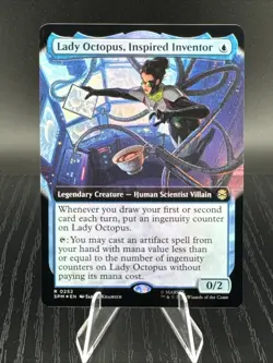 MTG Lady Octopus, Inspired Inventor 0252 Foil (Extended Art) Marvel’s Spider-Man - Image 1