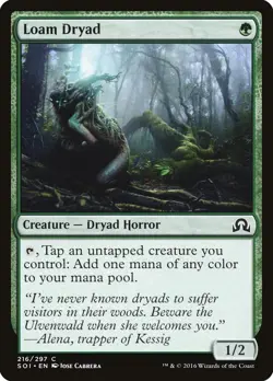 Loam Dryad Eldritch Moon (EMN) MTG Magic Cards F#168 - Image 1