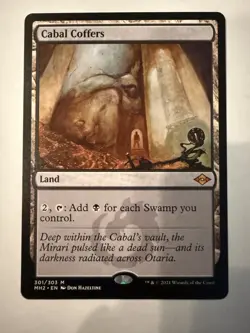 MTG: Cabal Coffers Mythic Card 301/303 Modern Horizons 2- NM - Image 1