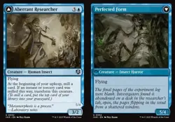 2x Aberrant Researcher // Perfected Form - Foil INR NM MTG - Image 1