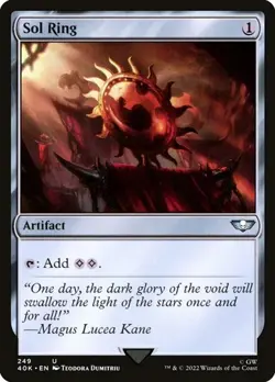 Sol Ring (#249) - Surge Foil Warhammer 40,000 LP MTG - Image 1