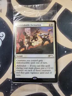 Unbreakable Formation NYCC TMNT Promo Foil Sealed Magic The Gathering MTG Turtle - Image 1