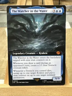 MTG *Watcher in the Water Extended Art X1* (NM) Lord of the Rings Magic - Image 1