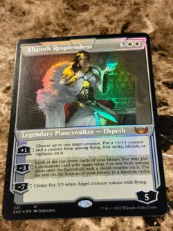 ELSPETH RESPLENDENT Magic MTG Streets of New Capenna Showcase Foil - Image 1