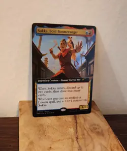 MTG MagicCon Atlanta EXCLUSIVE Promo Sokka, Bold Boomeranger Foil Avatar - Magic - Image 3