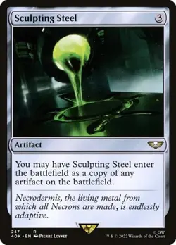 Sculpting Steel - Surge Foil Warhammer 40,000 LP MTG - Image 1