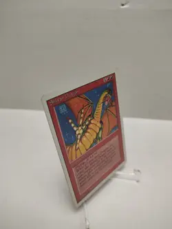 Magic the Gathering ~ MTG ~ 1x Shivan Dragon ~ MP ~ REVISED Vintage Rare - Image 3