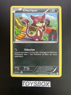 Carte Pokemon Chacripan 90/149 / Bloc NB Frontieres Franchies / TBE FR - Image 2