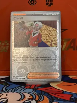 Reverse Holo Clavell 177/193 Common Paldea Evolved Pokemon TCG - Image 1