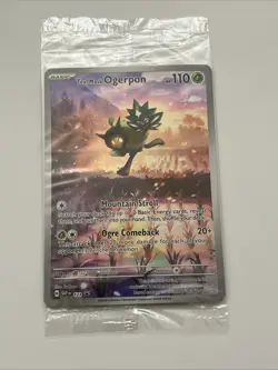 Teal Mask Ogerpon 123 Sv: Scarlet & Violet SEALED PROMO Pokemon Card - Image 1