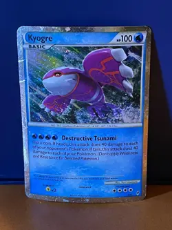 2011 Pokemon TCG Kyogre SL6 - Call of Legends English Holo Shiny Rare - Image 1