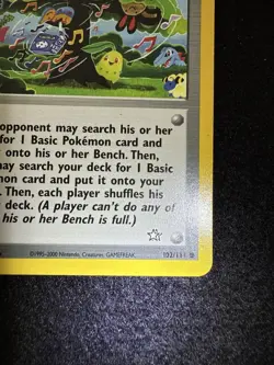 Pokemon March Trainer 102/111 from Neo Genesis 1st Edition in LP condition! - Image 5