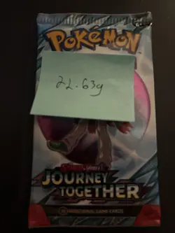Heavy! Over 22.63 Gram Pokemon Journey Together Booster Pack Sealed - Image 4