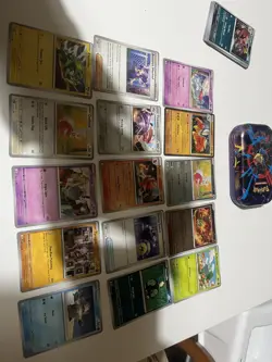 Pokemon TCG Mega Evolution Bulk bundle mega lucario tin and art cards - Image 3