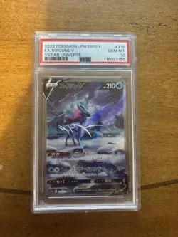 Suicune V 215/172 VSTAR Universe Japanese Holo Full Art Rare Pokemon TCG PSA 10 - Image 1
