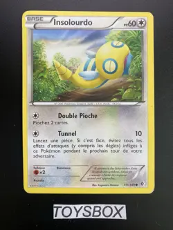 Carte Pokemon Insolourdo 111/149 / Bloc NB Frontieres Franchies / TBE FR - Image 2