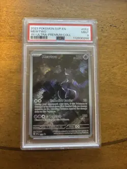 2023 POKEMON SV BLACK STAR PROMOS - SVP EN #052 MEWTWO 151 ULTRA-PREMIUM PSA 9 - Image 1