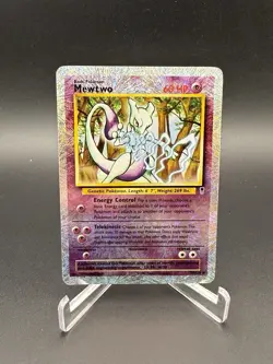 Reverse Holo Rare Mewtwo Legendary Collection 29/110 Pokemon TCG Nintendo - Image 3