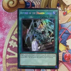 | Yugioh Return of the Dragon Lords LCKC-EN074 Secret Rare NM/VLP 🔥 | - Image 1