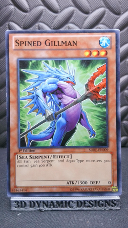 | Yugioh Spined Gillman SDRE-EN009 1st Structure Realm Of The Sea NM/LP 🔥 | - Image 1