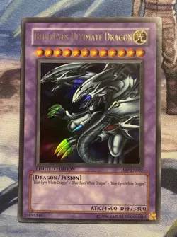 ULTRA RARE Blue-Eyes Ultimate Dragon JMP-EN005 Yugioh Jump - Limited Edition - Image 1