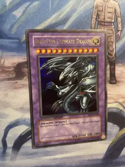 ULTRA RARE Blue-Eyes Ultimate Dragon JMP-EN005 Yugioh Jump - Limited Edition - Image 3