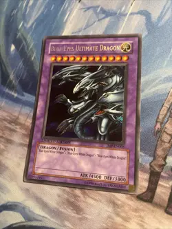 Yugioh Blue-Eyes Ultimate Dragon JMP-EN005 Secret Rare Limited Edition - MINT - Image 3