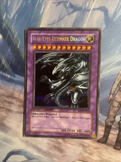 Yugioh Blue-Eyes Ultimate Dragon JMP-EN005 Secret Rare Limited Edition - MINT - Image 4