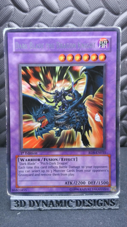 | Yugioh Dark Blade the Dragon Knight RDS-EN035 Rare Rise Of Destiny DMG 🔥 | - Image 1