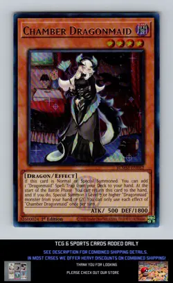 Battles of Legend: Monster Mayhem Yugioh #BLMM-EN062 Chamber Dragonmaid NM+ - Image 1