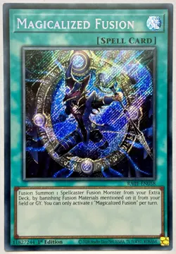 RA01-EN058 Magicalized Fusion - Secret Rare 1st Edition Near Mint YuGiOh Card - Image 1