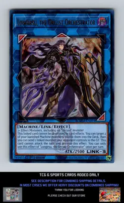 BOL Monster Mayhem Yugioh #BLMM-EN094 Longirsu, the Orcust Orchestrator NM+ - Image 1