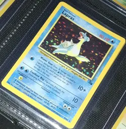 1999 Wizards Lapras 10/62 - Fossil Set - Holo Rare - WOTC Pokemon TCG- - Image 4