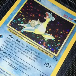 1999 Wizards Lapras 10/62 - Fossil Set - Holo Rare - WOTC Pokemon TCG- - Image 5