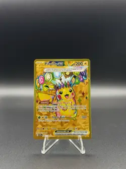 Pikachu ex 247/191 Hyper Rare Gold Holo SV08 Surging Sparks Pokemon TCG - Image 1
