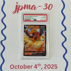 2020 Pokemon SWSH Charizard V #019 Full Art Darkness Ablaze PSA 10 GEM MINT - Image 1
