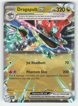 Pokemon Dragapult ex - 130/167 SV06: Twilight Masquerade Double Rare NM - Image 1