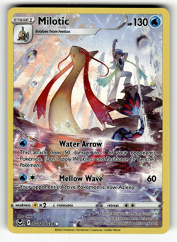 Pokemon Milotic TG02/TG30 SWSH12: Silver Tempest Trainer Gallery Ultra Rare NM - Image 1
