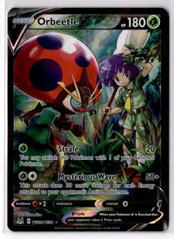 Pokemon Orbeetle V TG12/TG30 SWSH11: Lost Origin Trainer Gallery Ultra Rare NM - Image 1