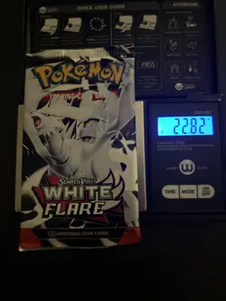 Very Heavy! 22.82g Pokemon TCG SV10.5 White Flare Booster Pack Sealed! - Image 1