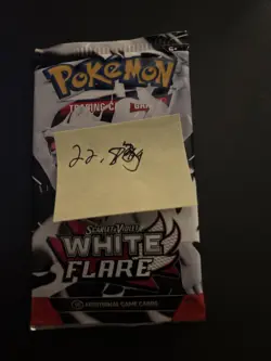Very Heavy! 22.82g Pokemon TCG SV10.5 White Flare Booster Pack Sealed! - Image 4