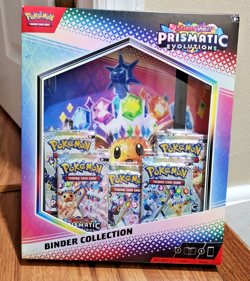 Pokemon TCG Scarlet & Violet Prismatic Evolutions Binder Collection New Sealed - Image 1