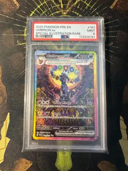 Pokemon Umbreon ex 161/131 Prismatic Evolutions Special Illustration Rare PSA 9 - Image 1