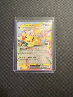 Play! Pokemon Prize Pack Series 7 Surging Sparks 057/191 Pikachu ex NM - Image 1