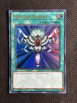 YuGiOh! - Monster Reborn RA03-EN052 Ultra Rare 1st Edition Near Mint - Image 1
