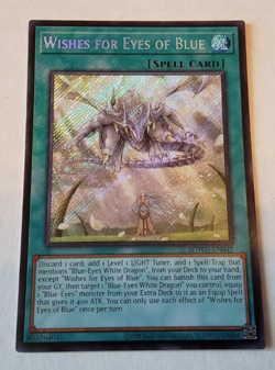 Yu-Gi-Oh Wishes for Eyes of Blue Secret Rare SDWD-EN042 - Image 1
