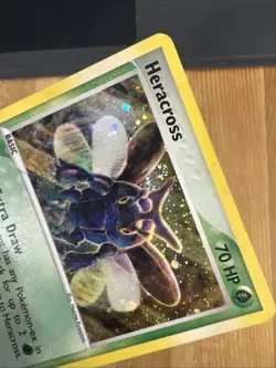 Heracross 7/101 2004 EX Hidden Legends Pokemon Card Holo Rare - HP/Swirl - Image 3
