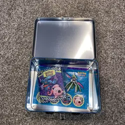 Pokemon - 2024 Collection Chest Empty (NO CARDS) stickers mini binder lunch box - Image 4