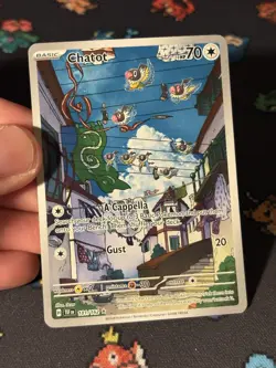 Pokemon Cards Chatot 181/162 Illustration Rare Temporal Forces - (NM) - Image 2