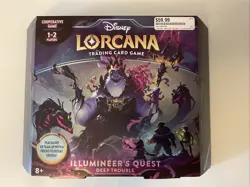 Disney Lorcana Trading Card Game: Illumineer's Quest - Deep Trouble Box Sealed - Image 1